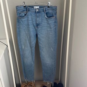 Zara Medium Wash Skinny Jeans